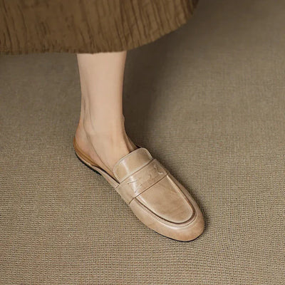 Mules Aurora en cuir véritable