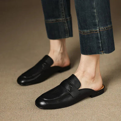 Mules Aurora en cuir véritable