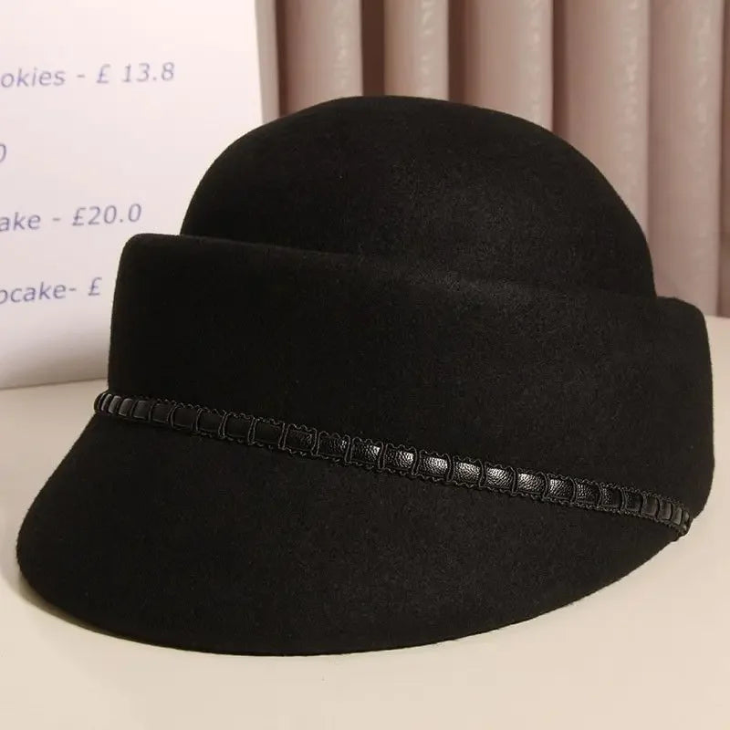 Cloche d'équitation en laine Marcelline