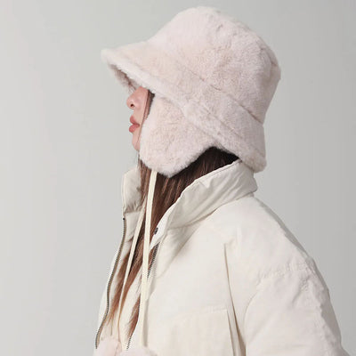 Chapeau bob en fourrure Evelina