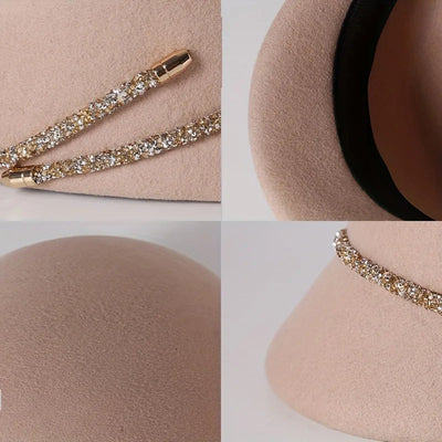 Cloche en laine cristal célestine