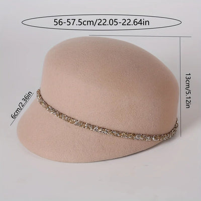 Cloche en laine cristal célestine