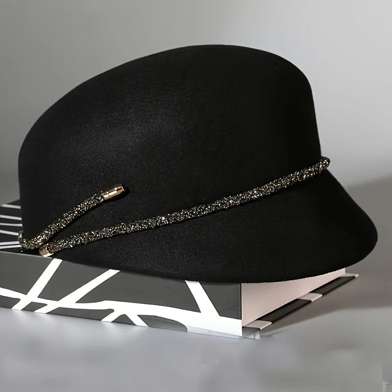 Cloche en laine cristal célestine